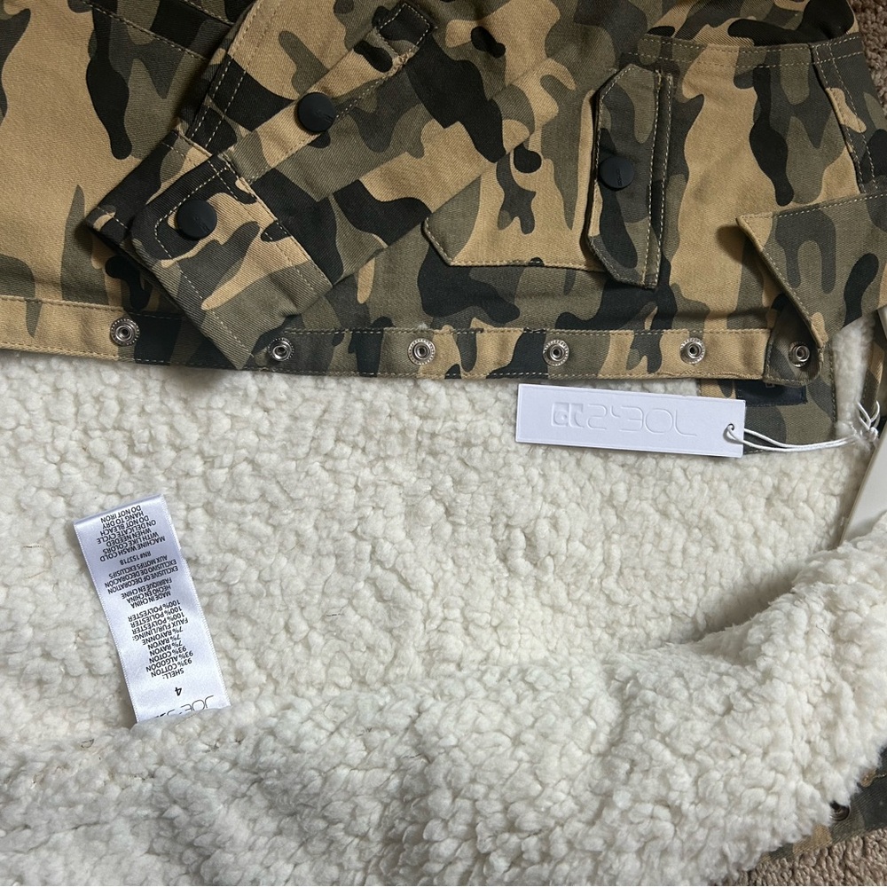 JOES’s Jeans NWT Camo Sherpa-Lined Jacket - Picture 4 of 4